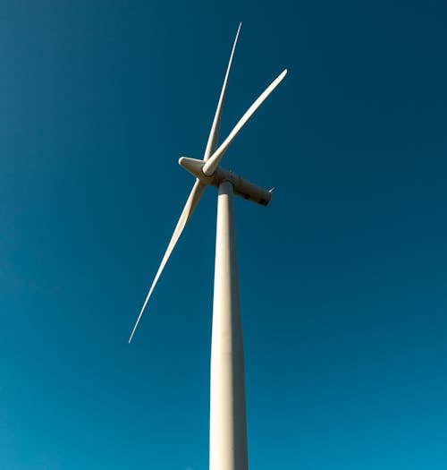 Photos gratuites de ciel bleu, énergie renouvelable, éolienne