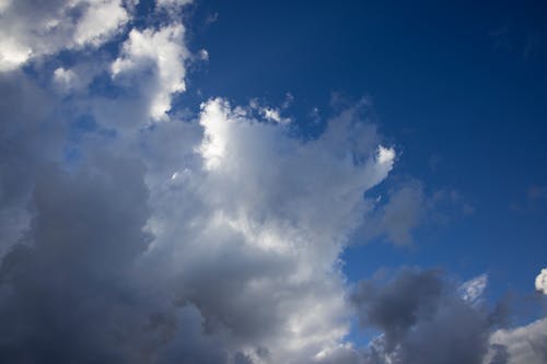 White Clouds and Blue Sky