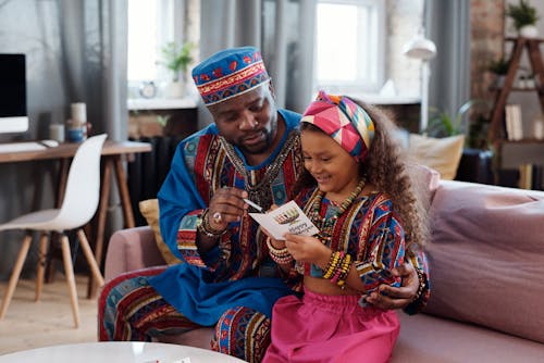 Free Photo Of Father Bonds With His Daughter Stock Photo