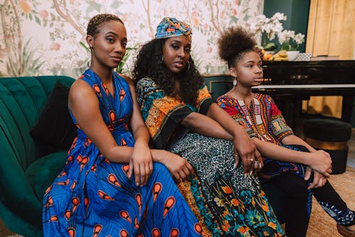 Ingyenes stockfotó afrikai, afro haj, család témában