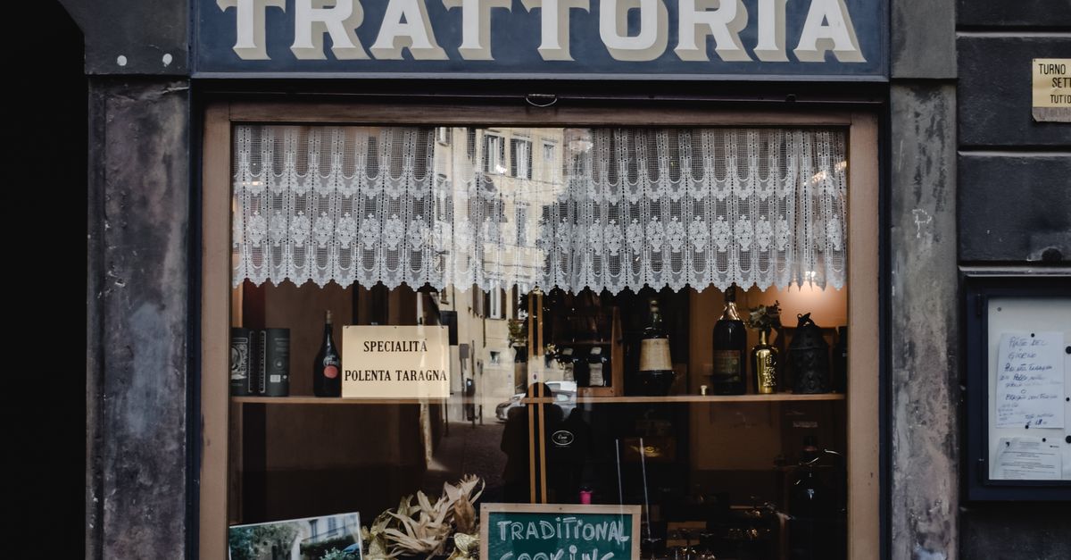 Display Window of a Restaurant · Free Stock Photo
