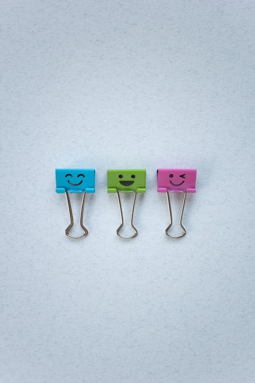 Cute Colorful Binder Clips