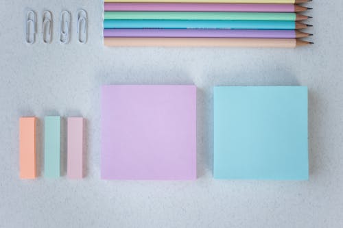 Sticky Notes in Pastel Colors