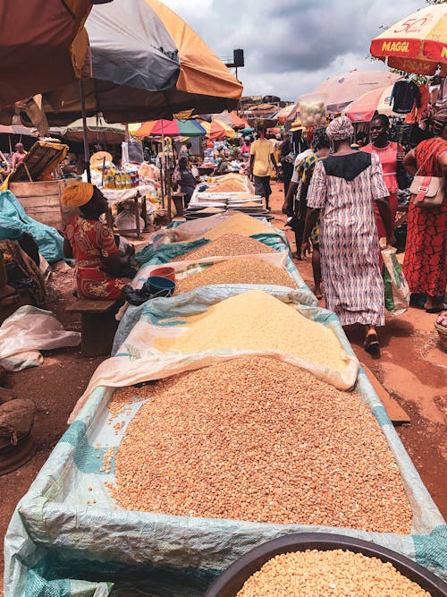 People at a Market