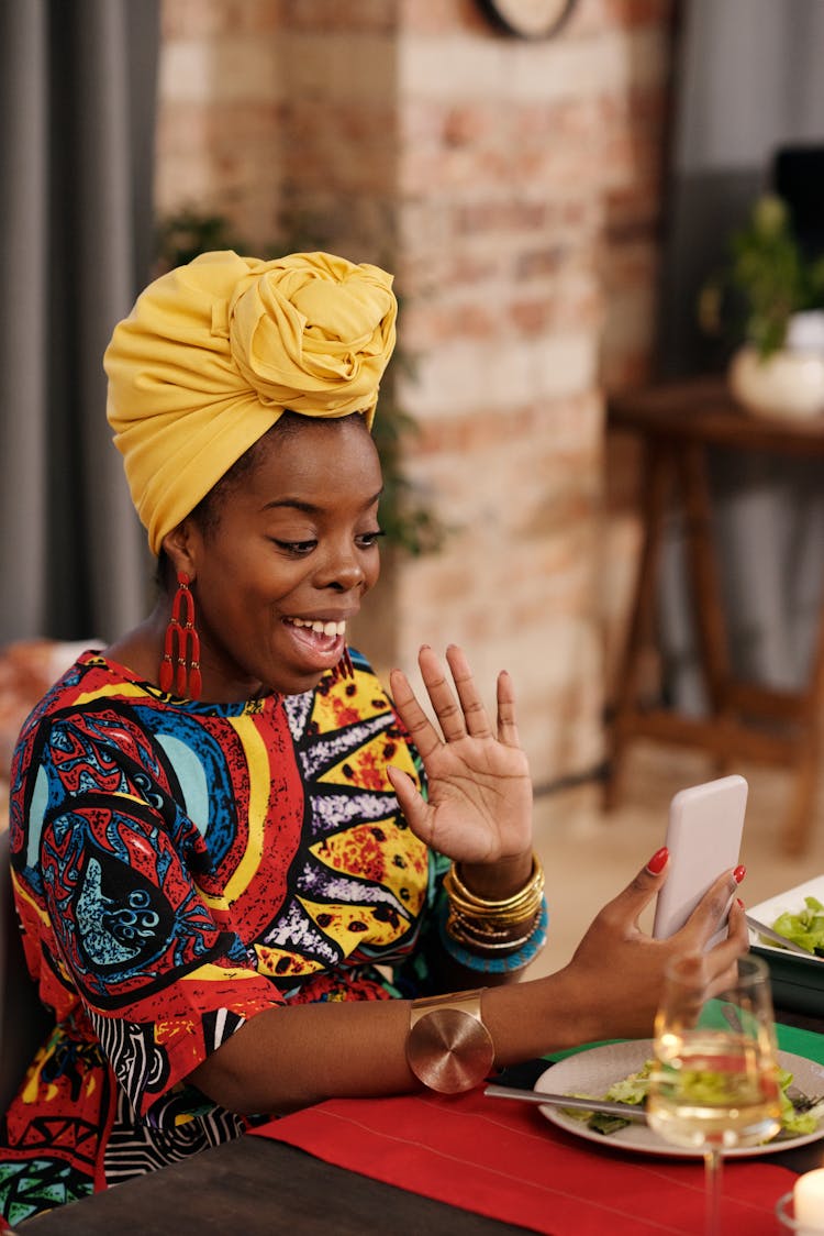 Photo Of Woman Having A Video Call On Her Phone