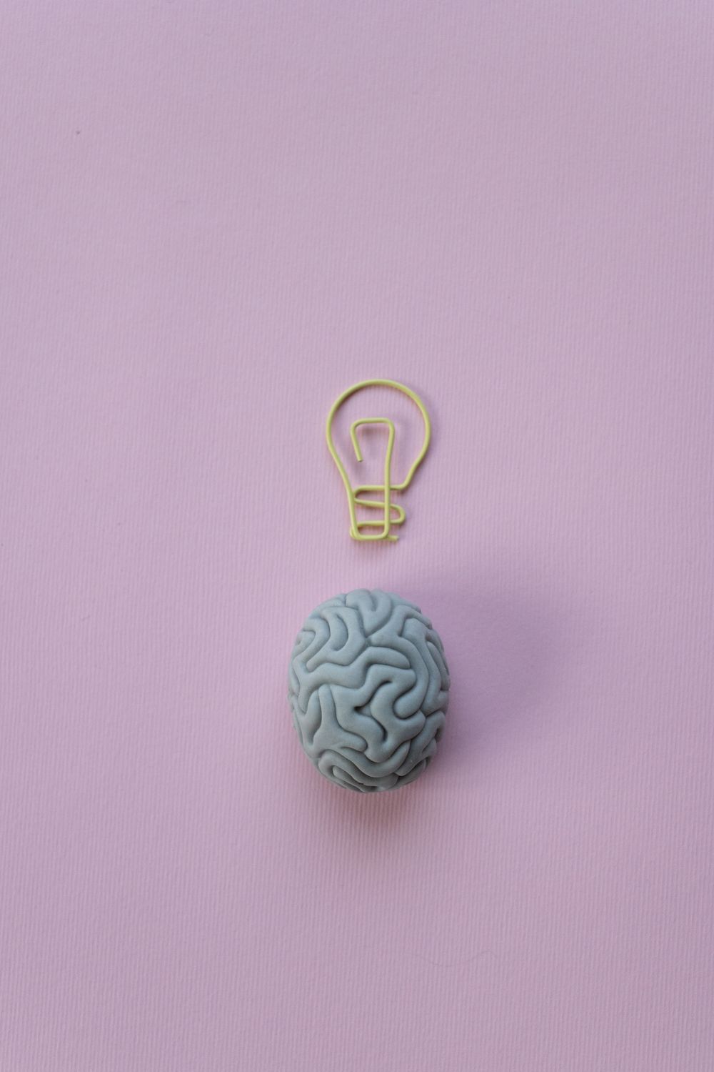 Paperclip Shape Bulb Paperclip in a Shape of a Light Bulb and a Rubber Eraser in a Shape of ...