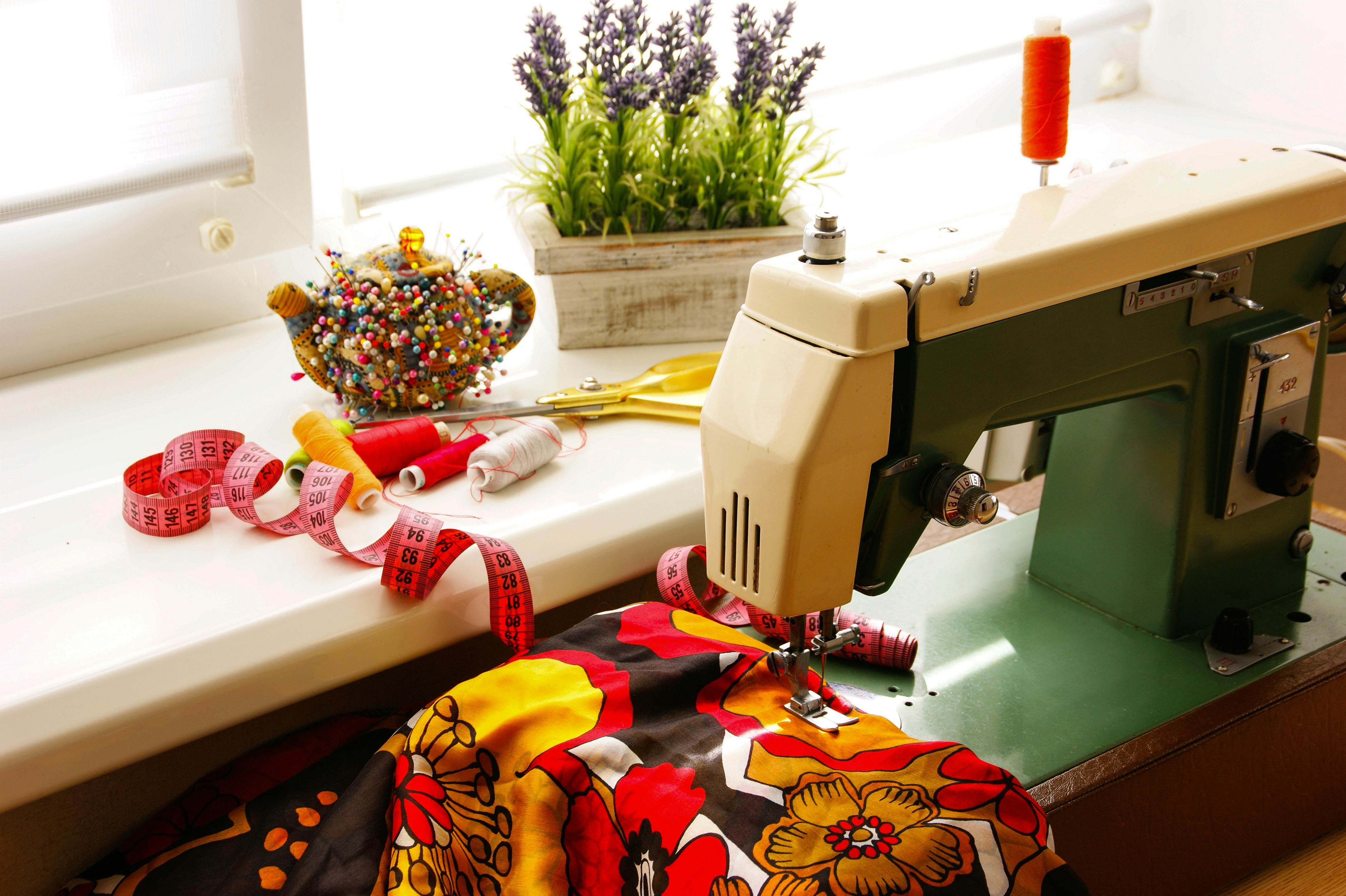 Free stock photo of cotton, material, needlework