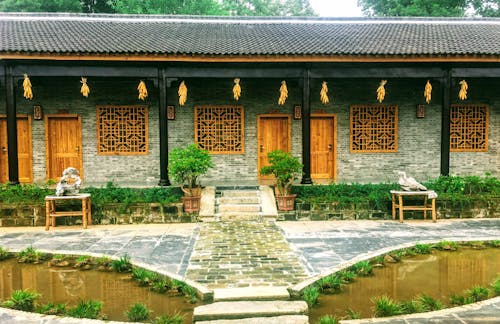 Fotobanka s bezplatnými fotkami na tému bonsaj, budova, čínska architektúra