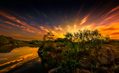 Бесплатное стоковое фото с вечер, вода, закат