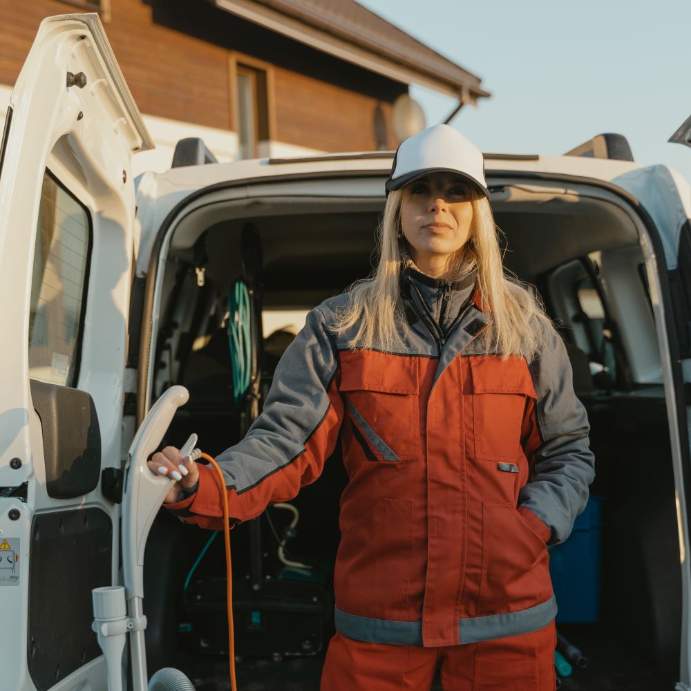 Ham — man and van team loading a removal van