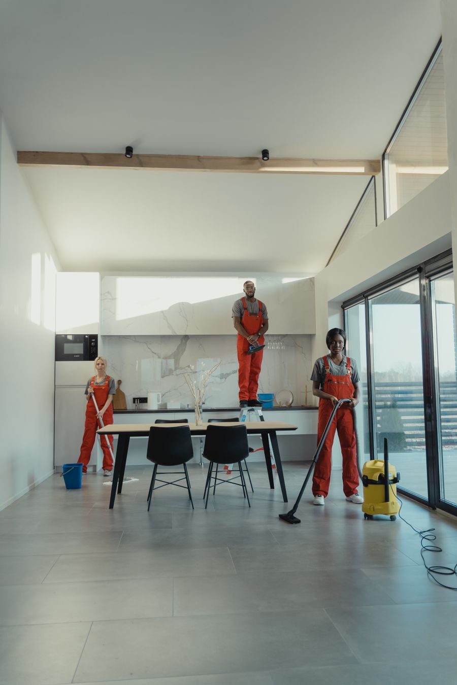 1st Class Professional Cleaning team working across Reading and Berkshire