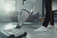 Person in White Sock and White Sock