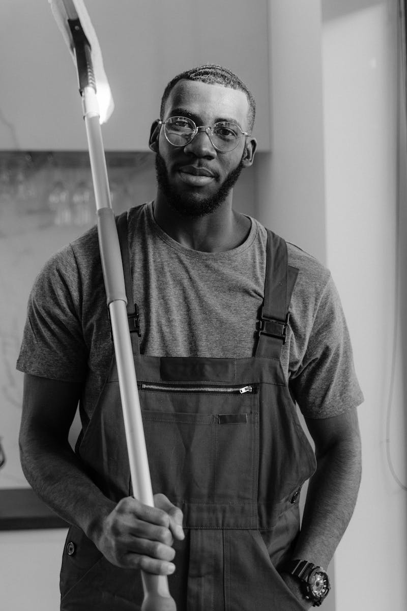 Professional cleaning team