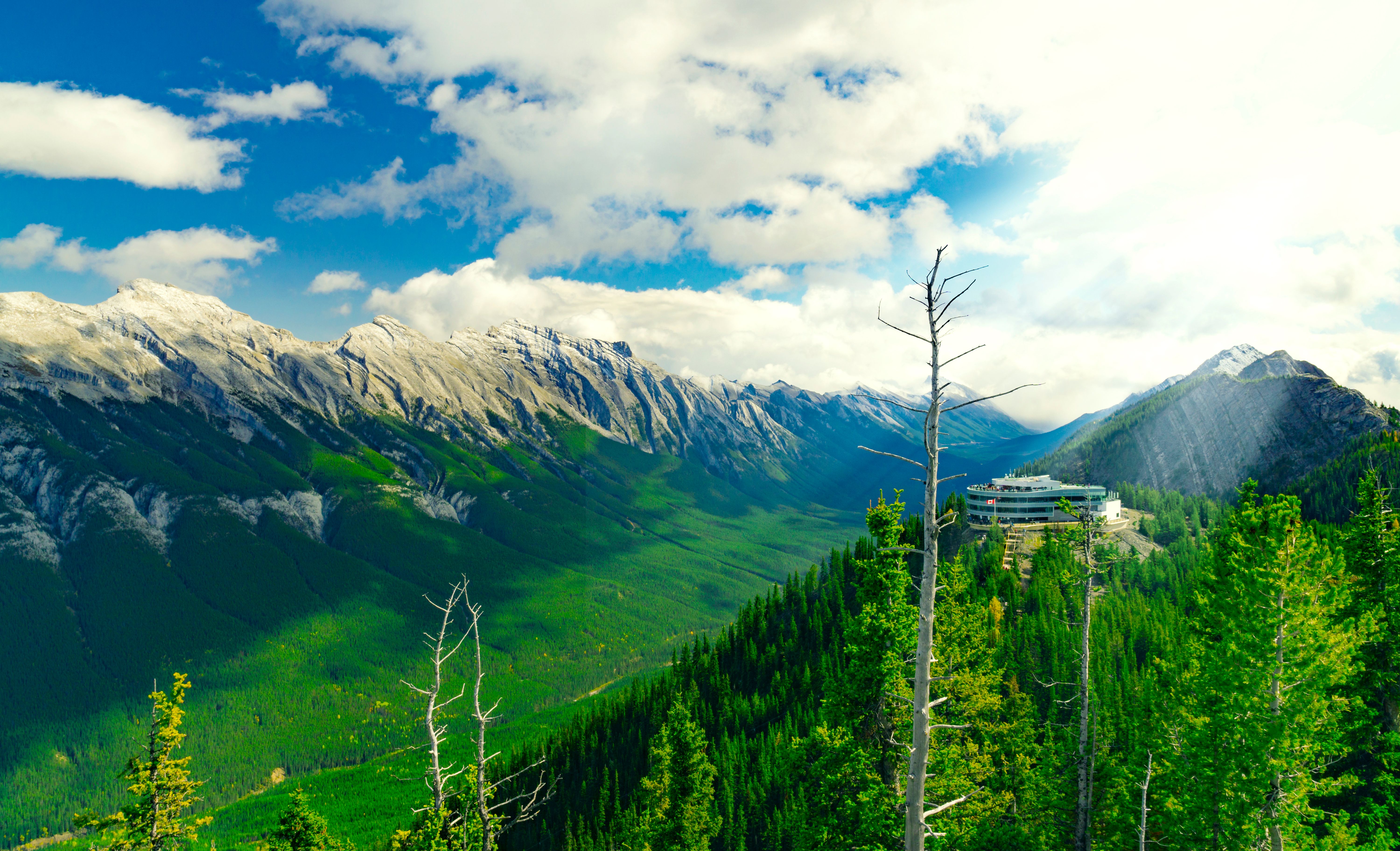 Remontée Sulphur Mountain et vue panoramique Banff