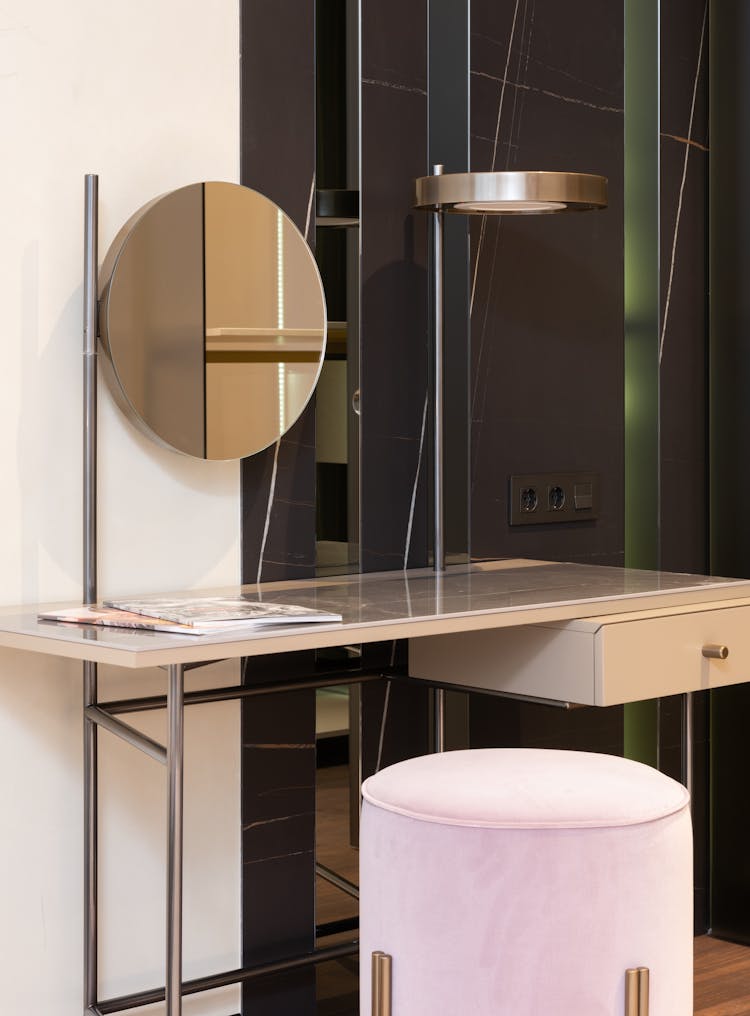 Modern Vanity Table In Stylish Room