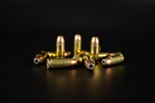 Close-Up Shot of Bullets