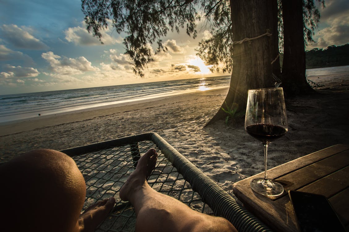 Free stock photo of beach, chill, sunset