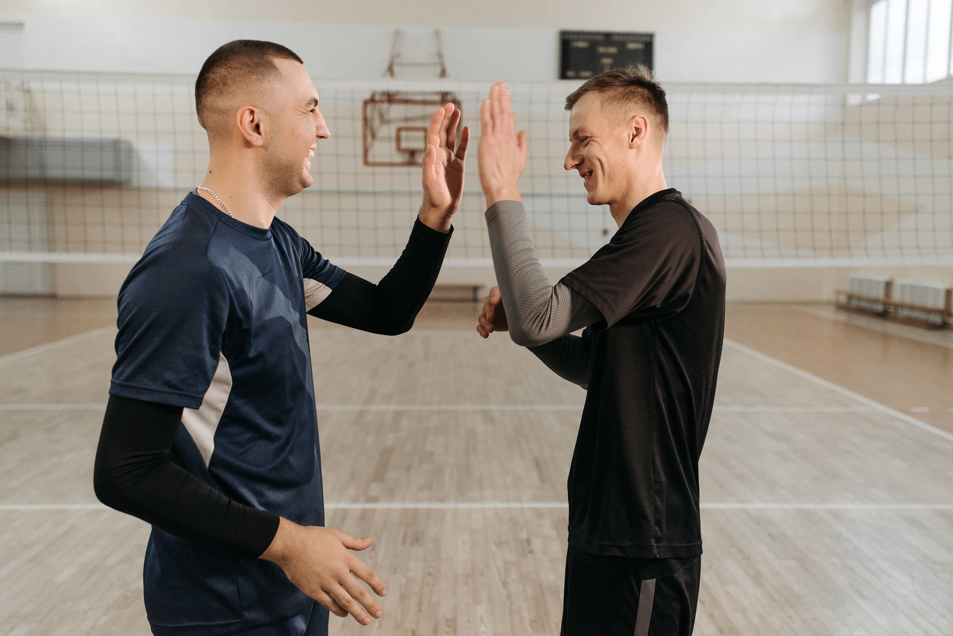 Estonya ve Finlandiya voleybol milli takımları maçta