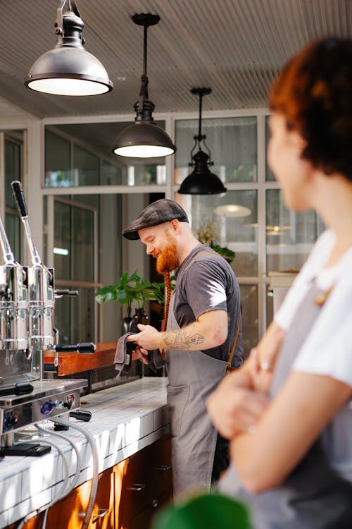 Δωρεάν στοκ φωτογραφιών με barista, cafe, hipster