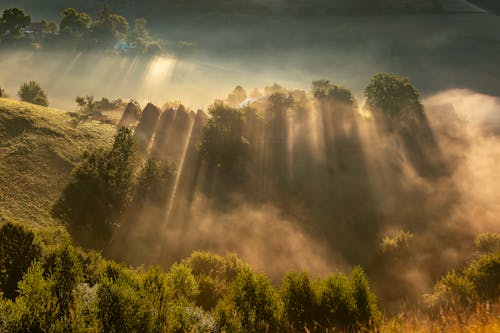 Foto d'estoc gratuïta de boira, muntanyes, natura