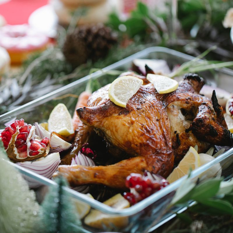 Christmas Roast Turkey with Herb Butter and Citrus Marinade