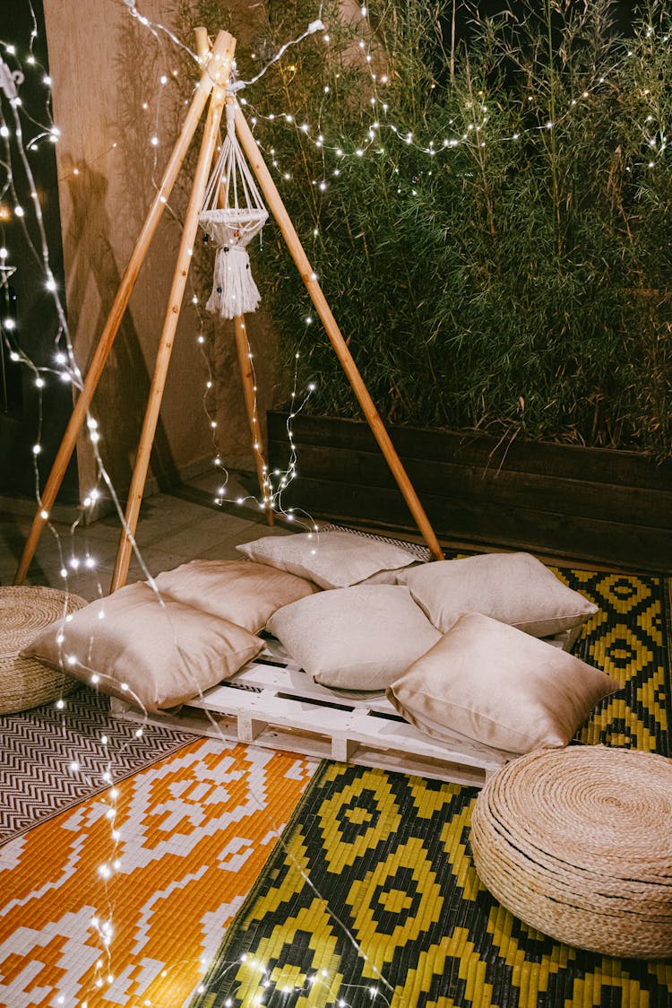 A Boho Party Set Up