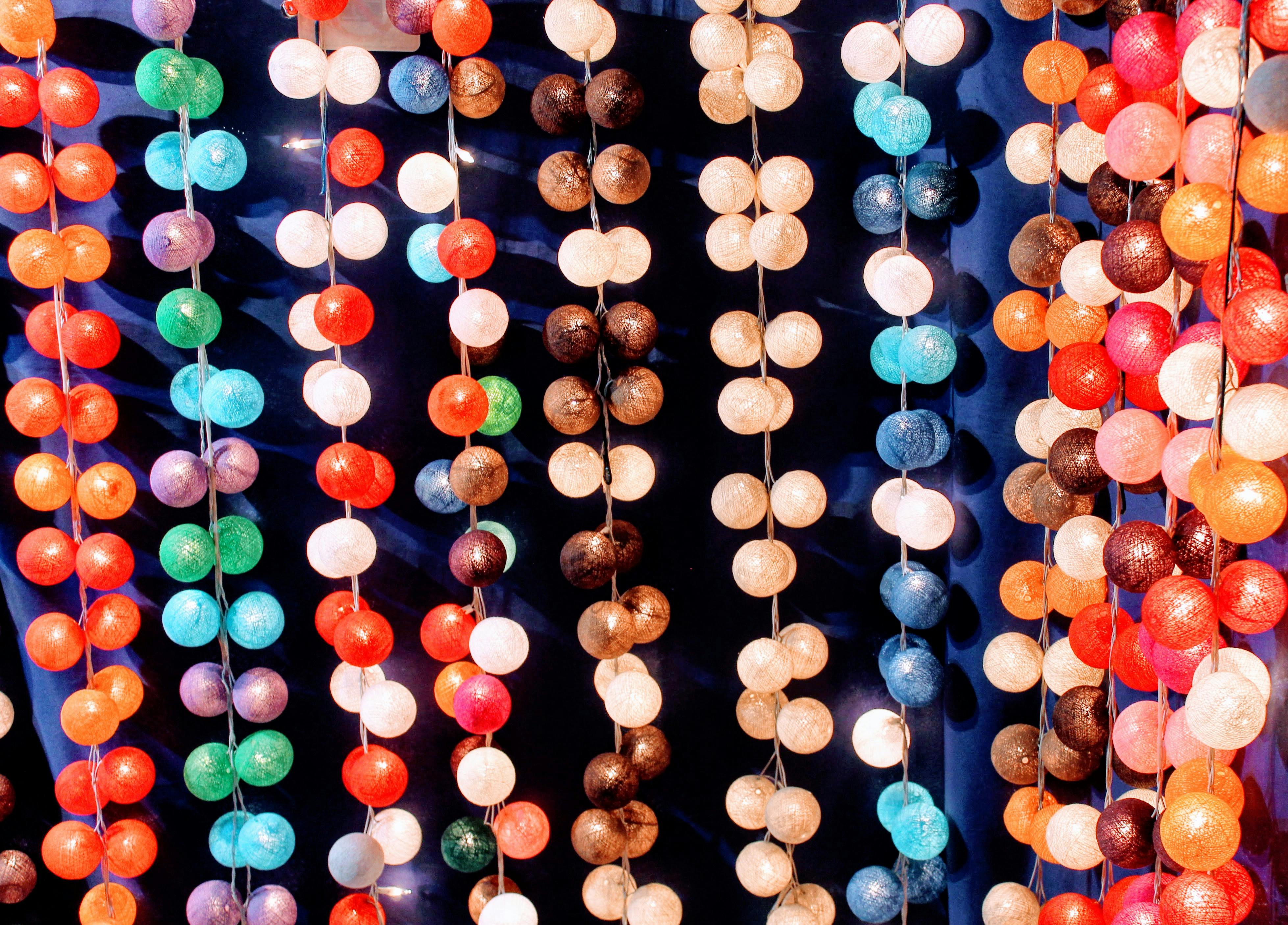 Free stock photo of colorful lights, geometric pattern, lights