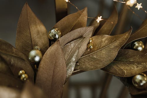 Close-up of Christmas Decorations