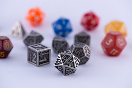 Free Close Up Shot of a Dice Stock Photo
