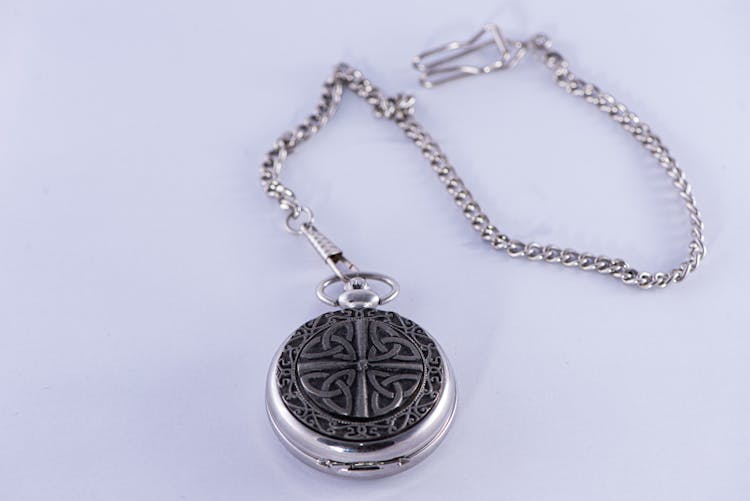 Silver Locket On The Table