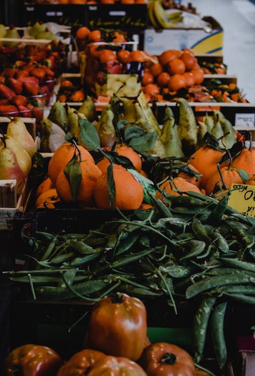 Crates of Fresh Produce