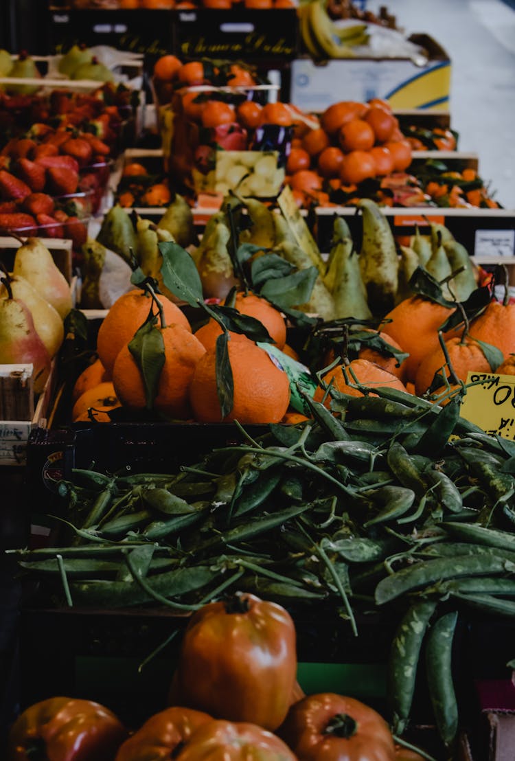 Crates Of Fresh Produce