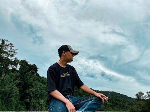 Free stock photo of asian boy, beautiful nature, beautiful sky