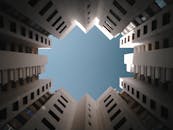 Low Angle Shot of a Building