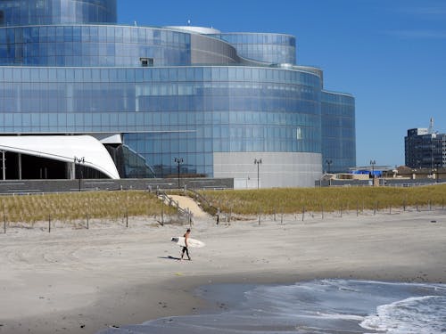 Free stock photo of beach, building, ocean