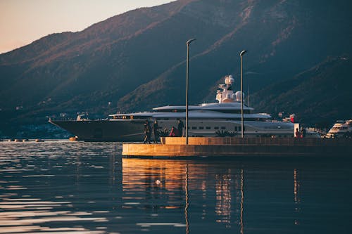 A White Yacht on the Harbour