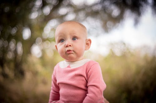 Free Close-Up Shot of a Cute Baby Stock Photo