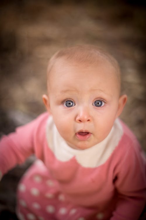 Free Close-Up Shot of a Baby Stock Photo