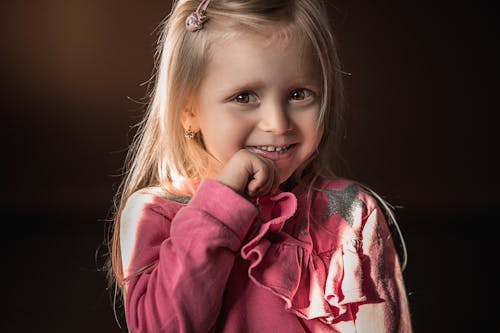Free A Girl in Pink Jacket Stock Photo