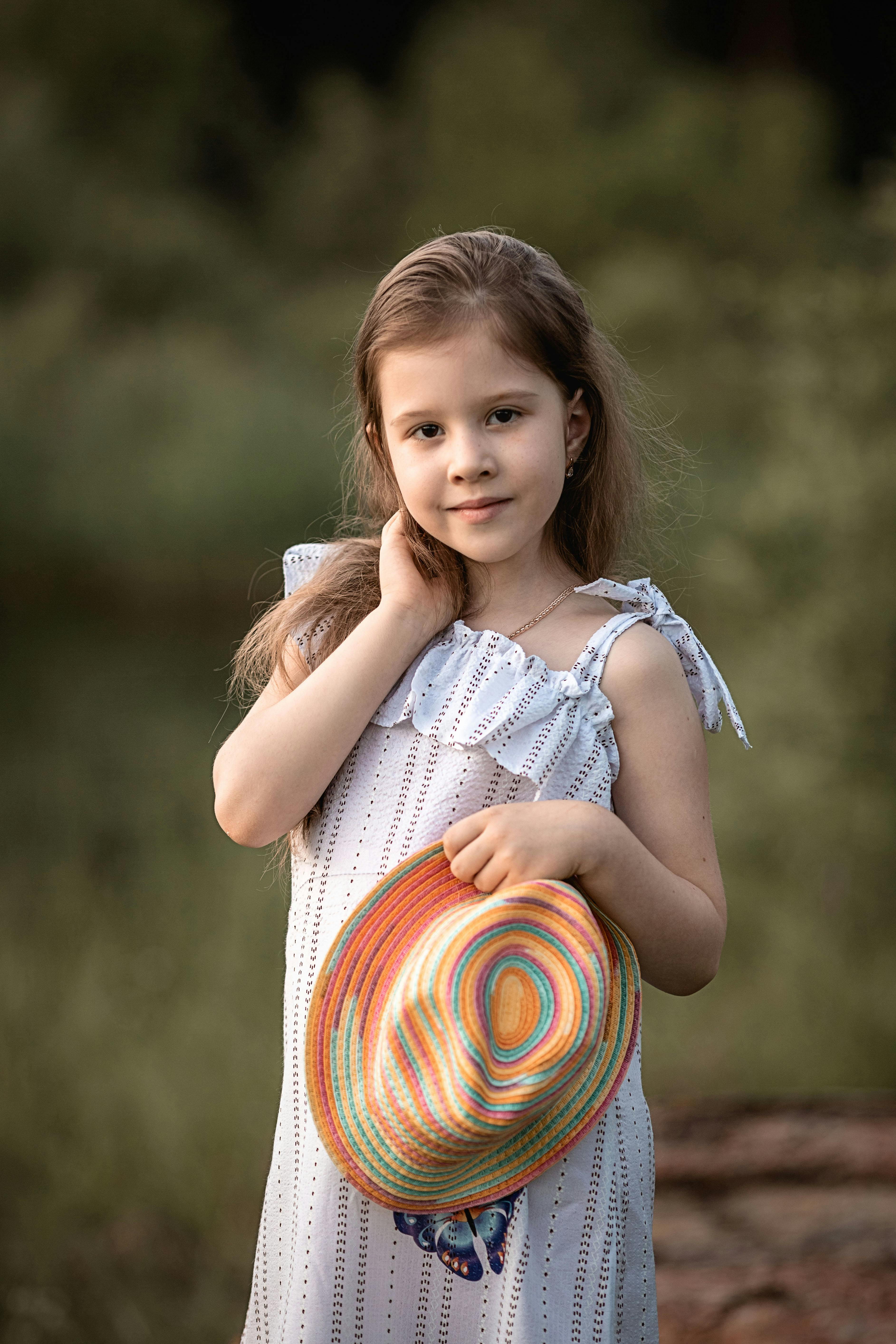 Devostock Cute Kid Little Girl White Dress Wish 4K - Devostock Download  Free images , Public domain photos and more!