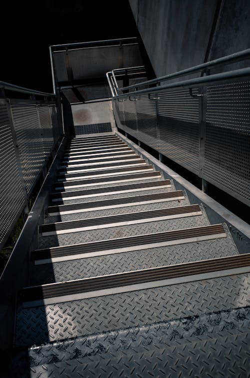 Free Outdoor Steel Staircase Stock Photo