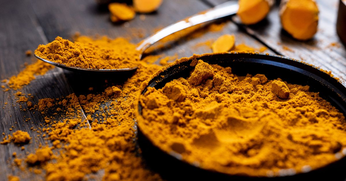 Turmeric powder, the base of golden milk