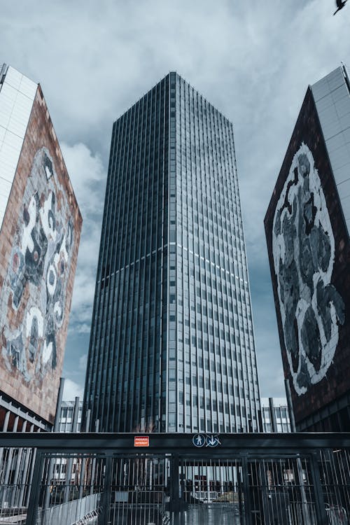 Low-Angle Shot of High-Rise Buildings