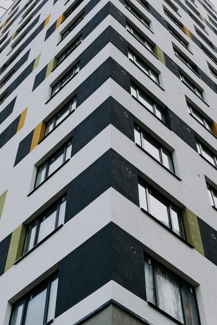 Apartment Block Corner Facade