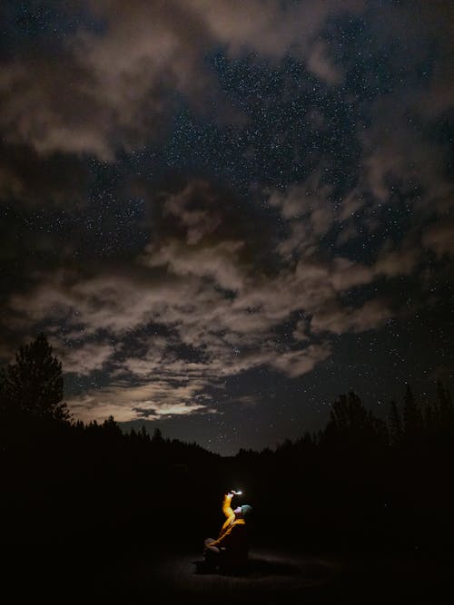 Бесплатное стоковое фото с длинная экспозиция, звезды, наблюдая за небом