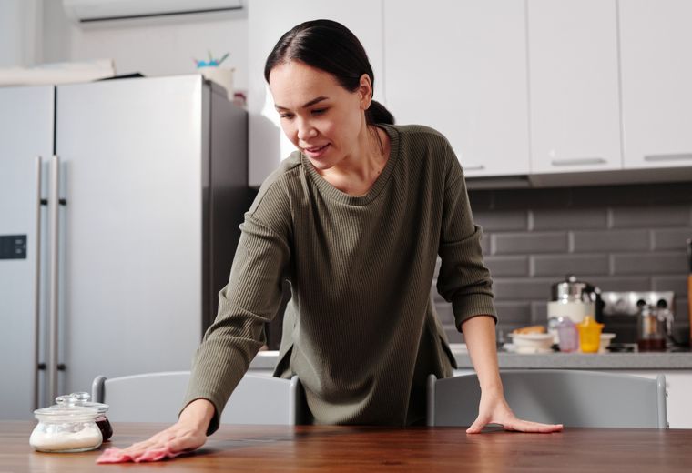 Inside refrigerator cleaning