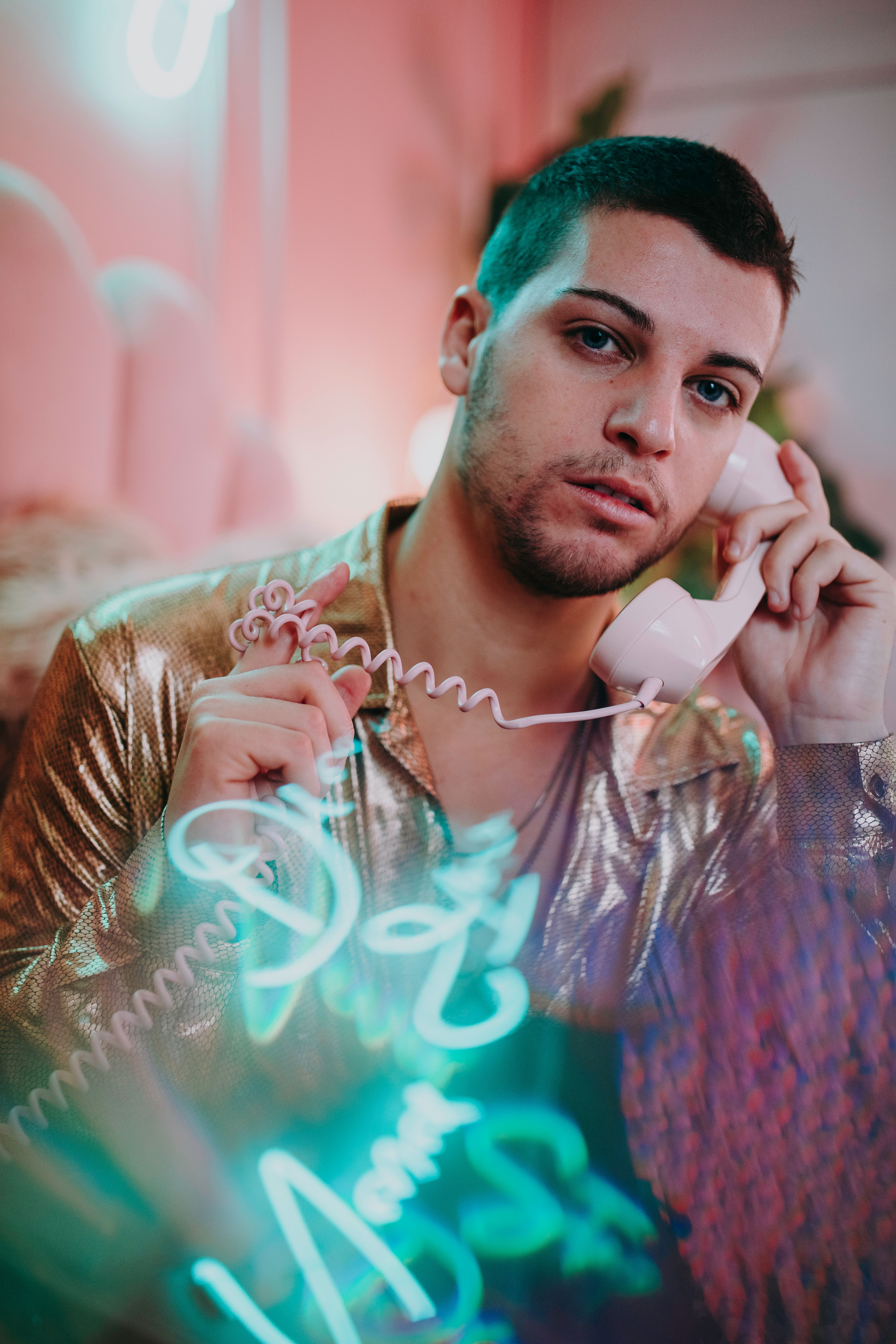 Man on a Telephone Call · Free Stock Photo