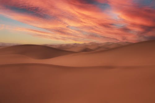 Free A Desert Under Beautiful Sky Stock Photo