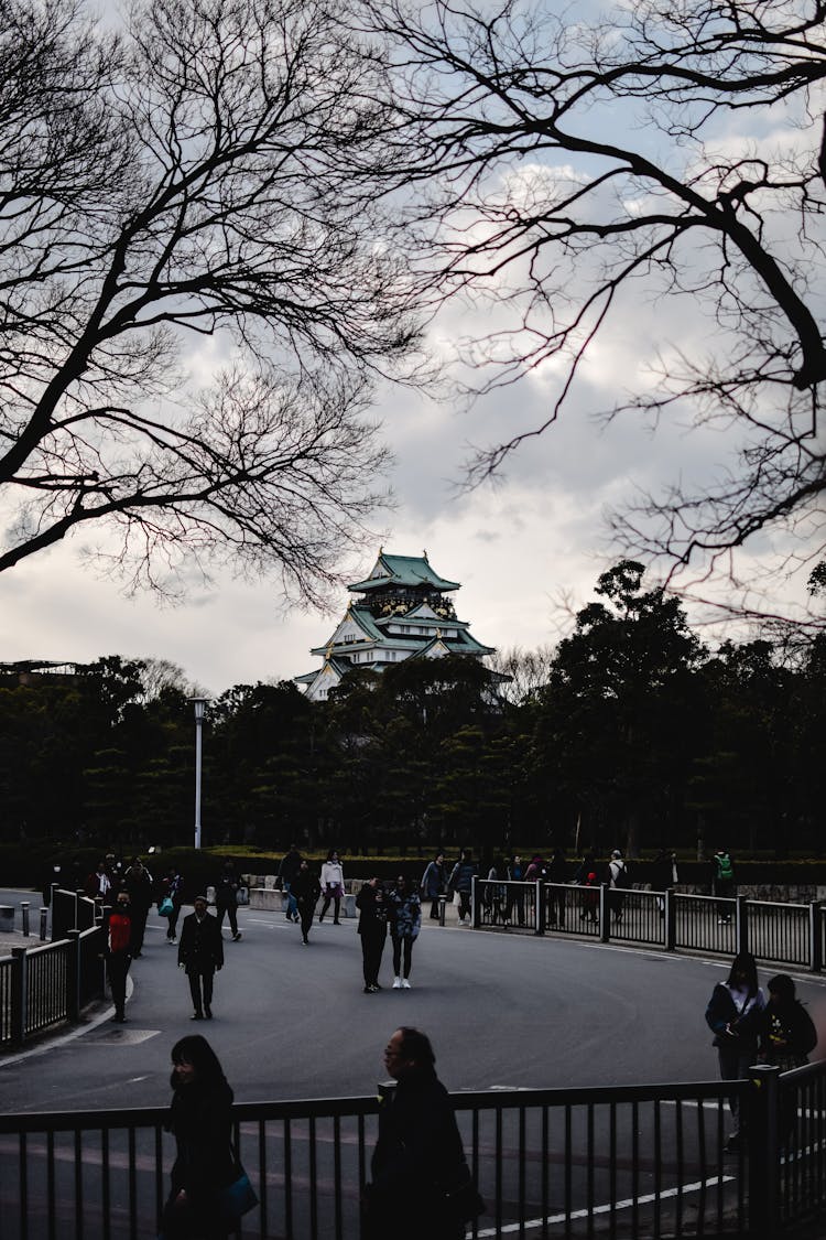 Osaka Castle In Japan 