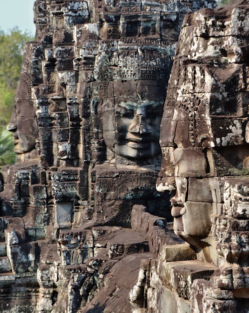 Ilmainen kuvapankkikuva tunnisteilla angkor wat, bayonin kasvot, hengellisyys